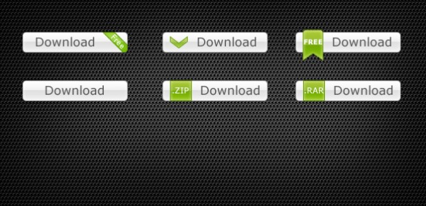   6 Download Buttons in weiß/grün als .png   + 1160 mal runtergeladen.  