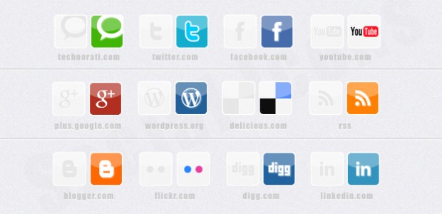   Free Social Media Icons mit Hover Effekt. Die Icons liegen als .png vor und richtig eingebaut ergibt es einen schönen Effekt.   + 1362 mal runtergeladen.